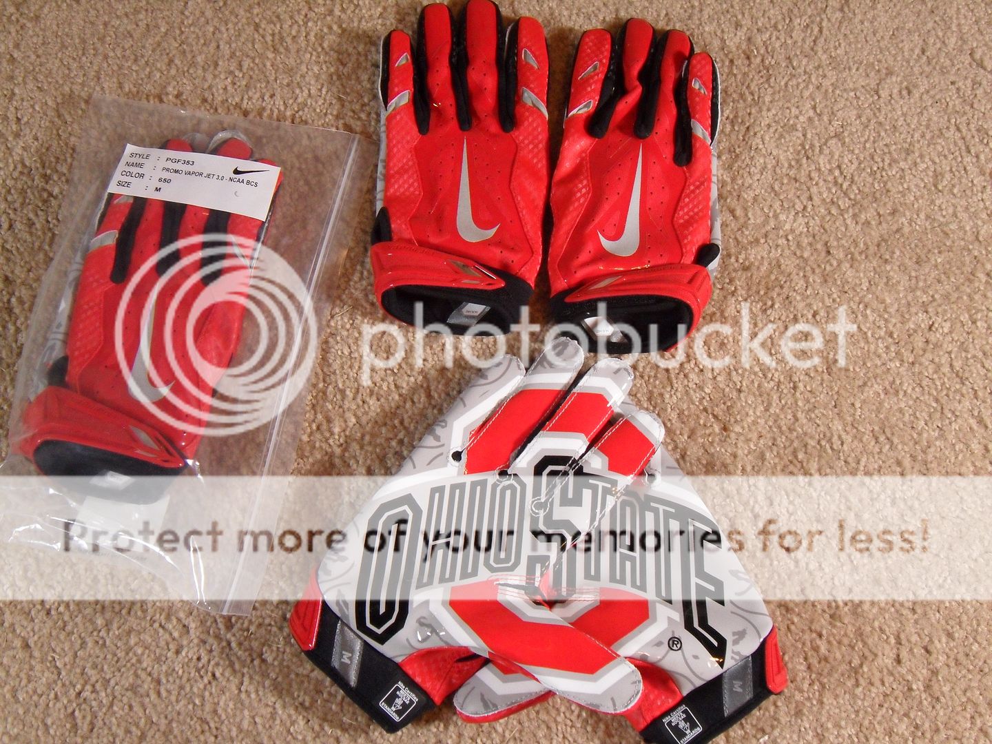 ohio state receiver gloves